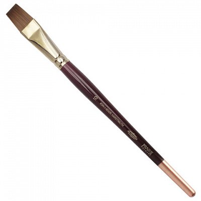 Кисть художественная KOH-I-NOOR колонок, плоская, №10, короткая ручка, блистер