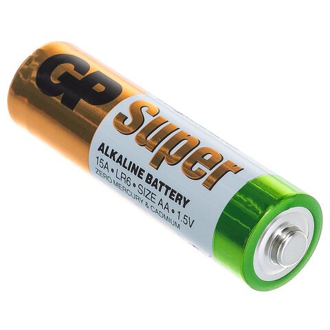 Батарейка GP Super AA (LR06) 15A алкалиновая, BC4 (промо 3+1)