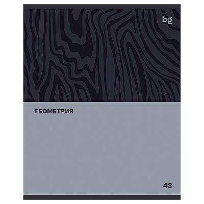 Тетрадь предметная 48л. BG «Single colour» - Геометрия, эконом