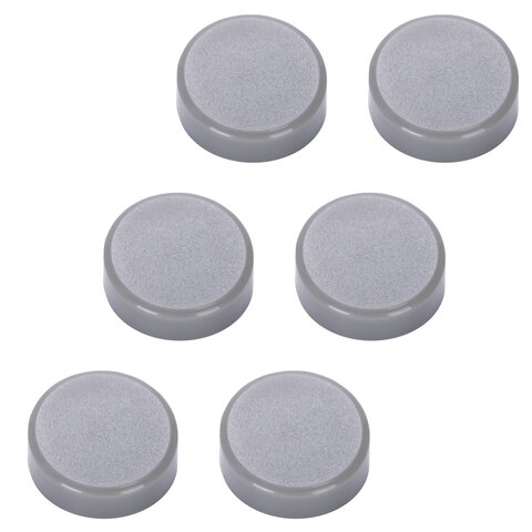 Магниты СУПЕРМОЩНЫЕ НЕОДИМОВЫЕ 20 мм (МАЛОГО ДИАМЕТРА), НАБОР 6 шт., серые, BRAUBERG «HEAVY DUTY»
