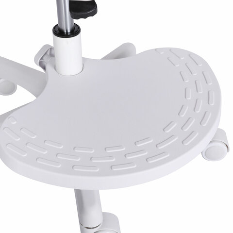 Кресло детское с подставкой для ног BRABIX «Sky MG-206», велюр, голубое