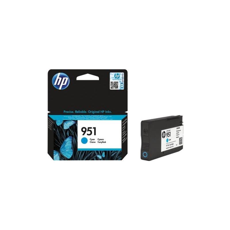 превью Картридж струйный HP 951 CN050AE голубой оригинальный