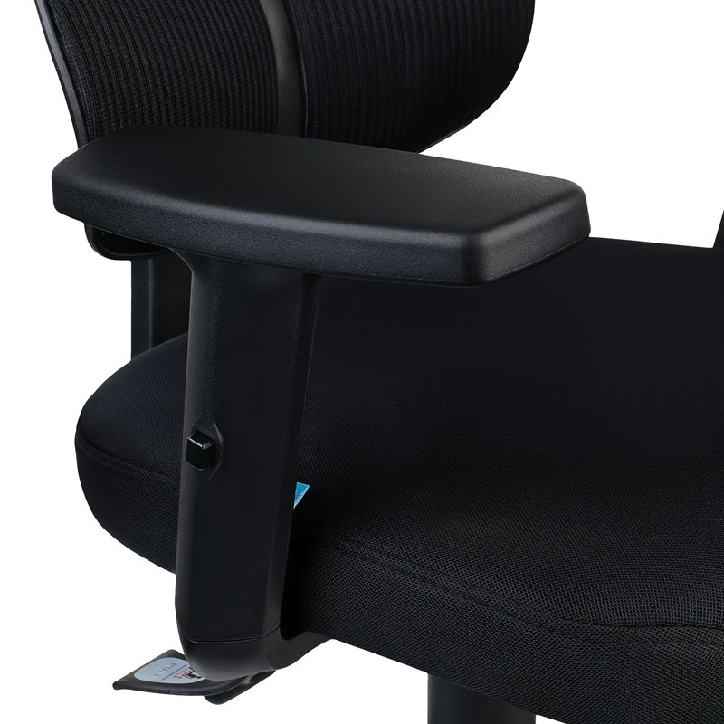 Кресло руководителя Helmi HL-E36 «Support»,  ткань черная
