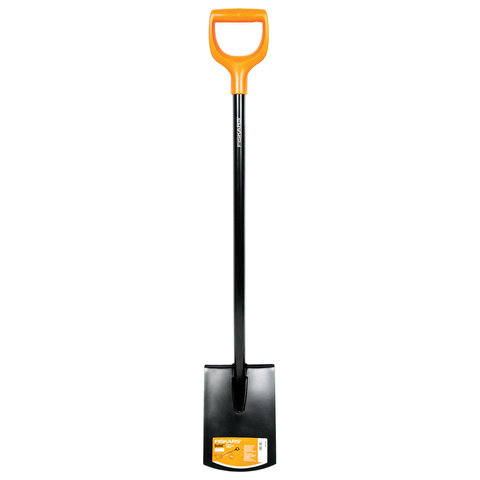 Лопата с закругленным лезвием Fiskars Solid 117 см (артикул производителя 1026683)