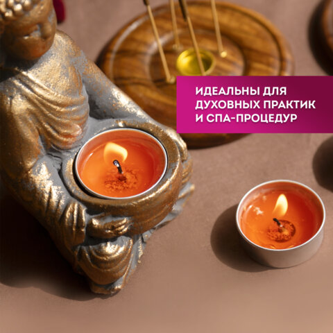 Свечи чайные Maxi Lifeдо 8 часов горениявес 21 гКОМПЛЕКТ 10шт. в гильзеLAIMA609201