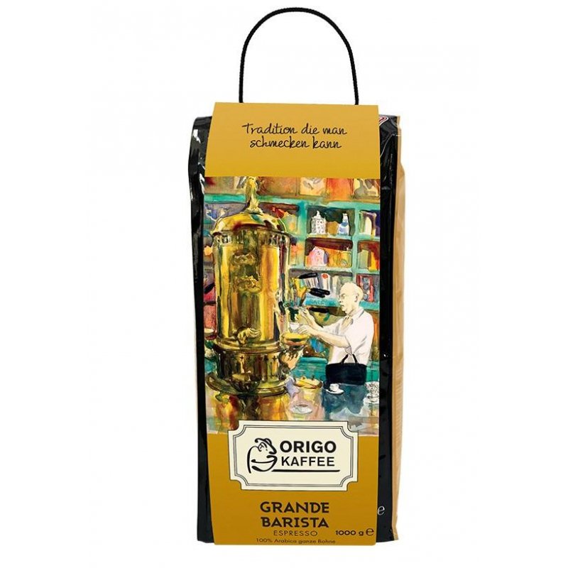 превью Кофе в зернах ORIGO (ОРИГО) «Grande Barista», арабика 100%, 1000 г, вакуумная упаковка