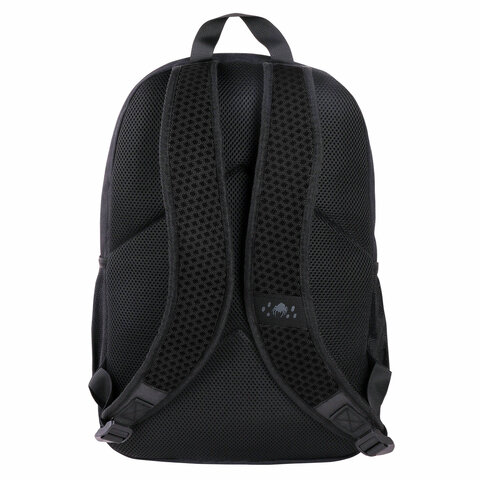 Рюкзак BRAUBERG FASHION CITY универсальный, 2 отделения, Green Spider, черный, 46×31х15 см