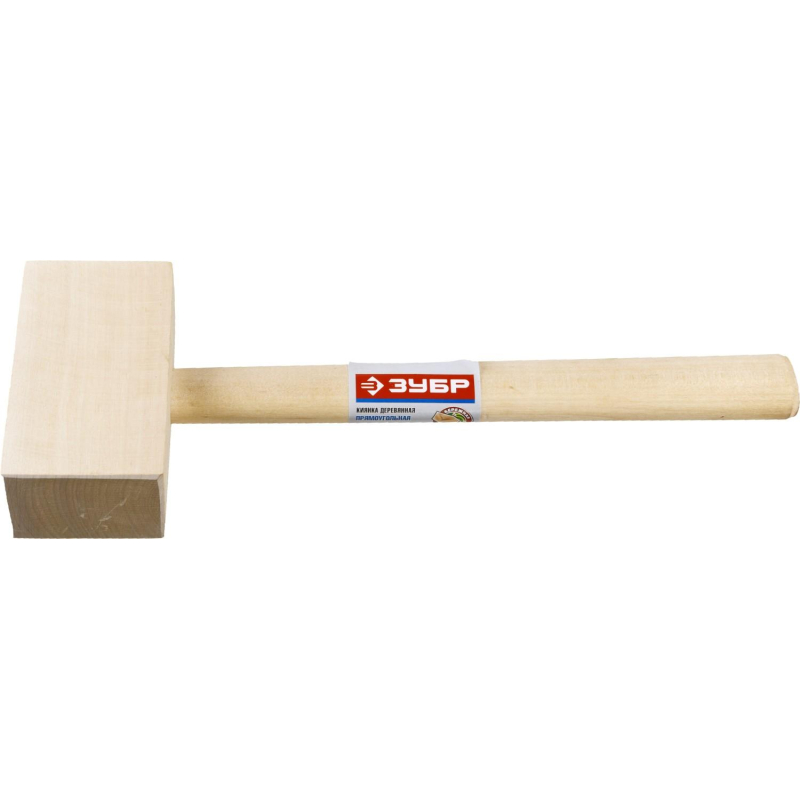 Киянка деревянная прямоугольная (2045-06) 330 г, 70 х 50 мм, ЗУБР