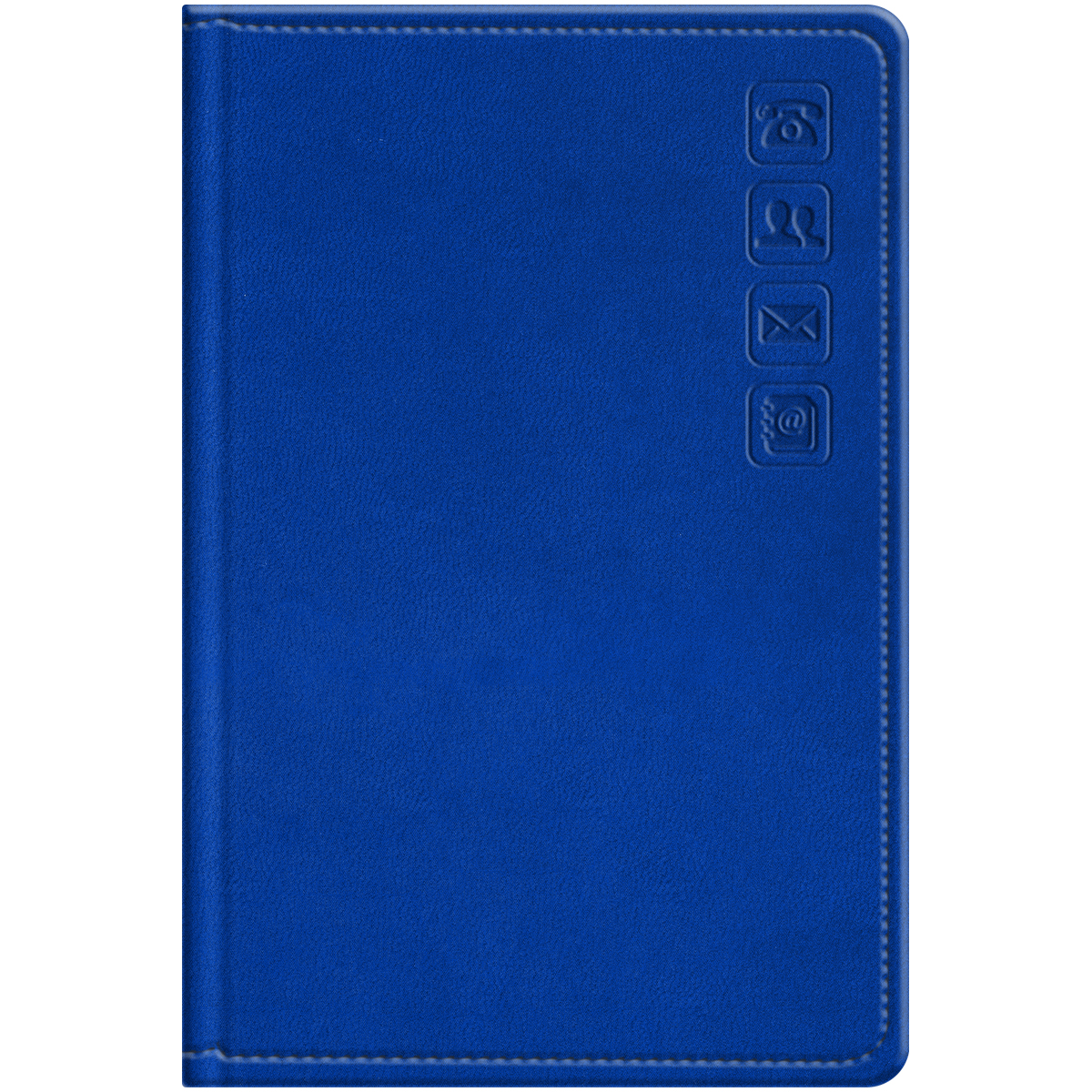 превью Телефонная книга А7, 64л., кожзам, BG «Winner. Bright blue», с вырубкой