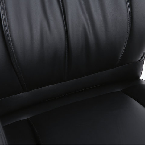 Кресло офисное BRABIX PREMIUM «Advance EX-575», хром, экокожа, черное