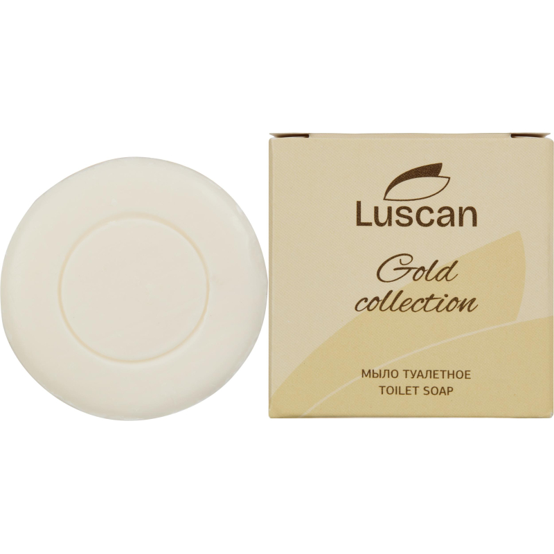 Мыло туалетное Luscan Gold Collection, картон, 20гр, 500 шт/наб