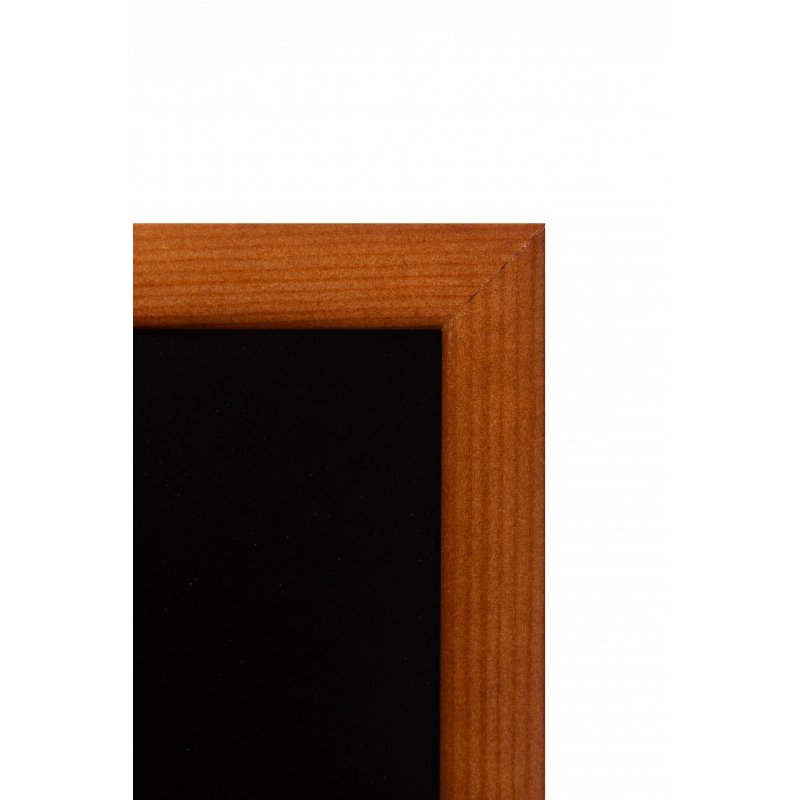 Доска меловая настенная Attache Non magnetic 42×59 см черная в деревянной раме