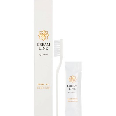 Набор зубной Luscan Cream Line, картон,200шт