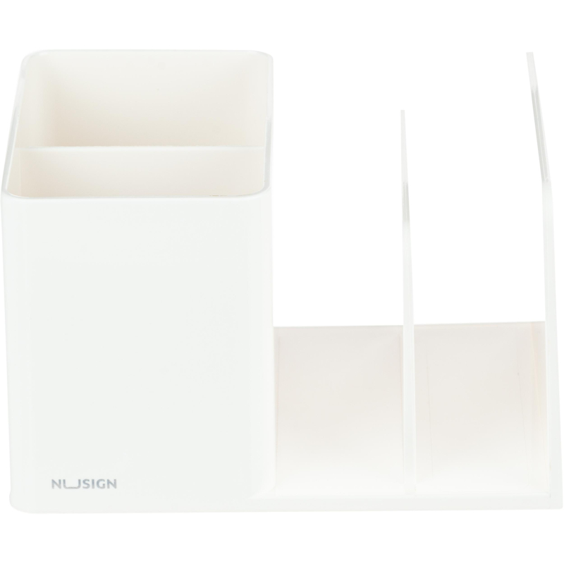 Подставка-органайзер д/канц. мел Deli NuSign ENS950white 120×155х96 4отд бел
