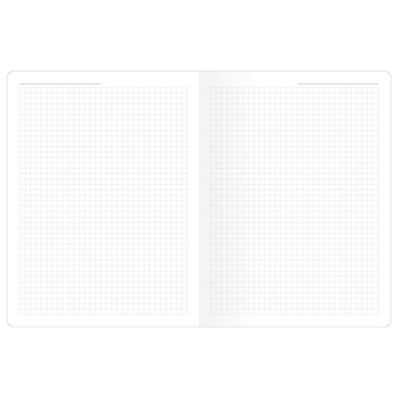 Тетрадь общая Attache Selection Квадрат Black 165×220 мм 48л клетка скрепка