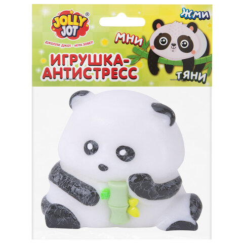 Игрушка-антистресс «ПАНДА», 6 см, дисплей, JOLLY JOT (ДЖОЛЛИ ДЖОТ)