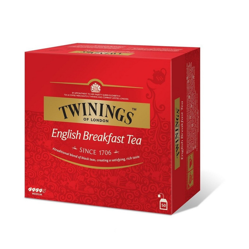 Чай Twinings English Breakfast Tea (черный, 50пак/уп) арт. 21855 ...