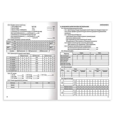 Медицинская карта ортодонтического пациента (Форма № 043-1/у)12 л. А4 198×278 ммSTAFF130251