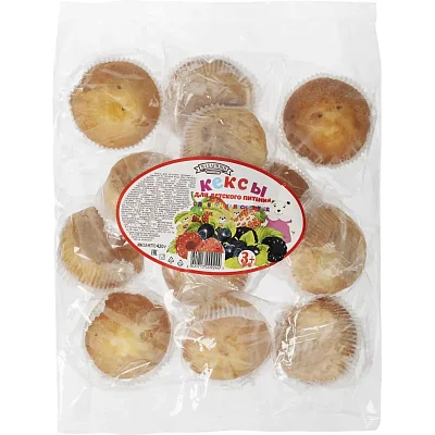 Кекс Махариши для детского питания с джемом из лесных ягод, 420г