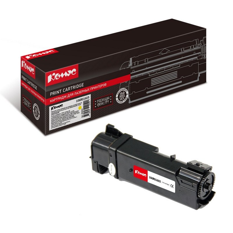 превью Картридж лазерный Комус 106R01603 для Xerox желтый совместимый повышенной емкости