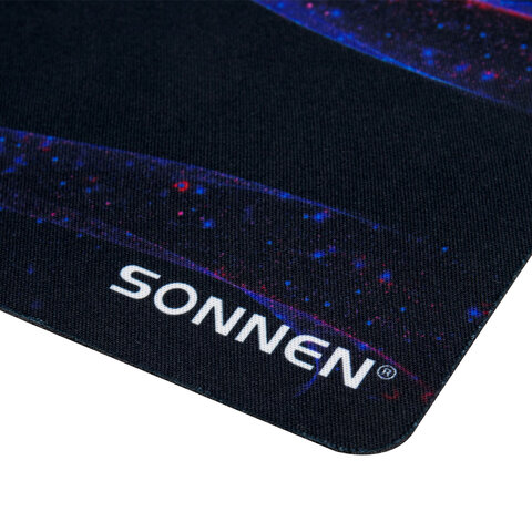 Коврик для мыши SONNEN «NEON WAVE» резина + ткань250×200х2 мм513958