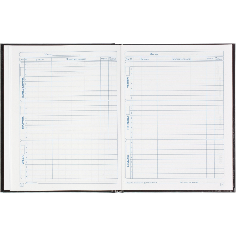 Дневник Росс. шк. унив., 7БЦ, гл. лам. Триколор на черном