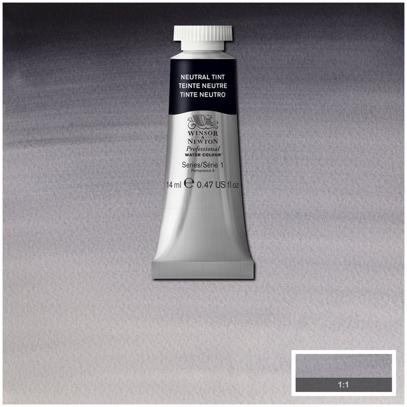 Акварель художественная Winsor&Newton «Professional», 14мл, туба, серый нейтральный