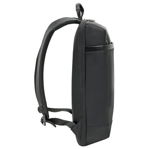 Рюкзак HEIKKI HIGH TECH (ХЕЙКИ) с отделением для ноутбука, черный, 43×28x12 см