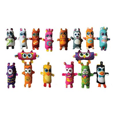 Игрушка плюшевая «Скользун Вывернушка», 14×9.5 см, ассорти, дисплей, 1TOY, 25726