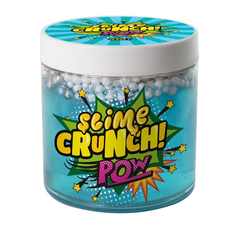 превью Слайм (лизун) CRUNCH SLIME POW с ароматом конфет и фруктов, 450 г, SLIME