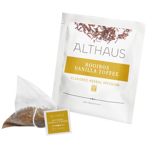 Чай ALTHAUS «Rooibos Vanilla» фруктовый, 20 пакетиков в конвертах по 1.75 г, ГЕРМАНИЯ