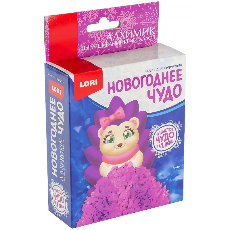 превью Набор для выращивания кристаллов Фигурки Ежик Крф-021
