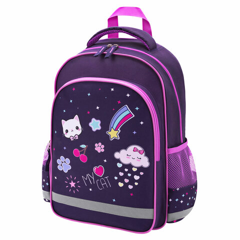 превью Рюкзак ПИФАГОР SCHOOL, 1 отделение, 3 кармана, «Leapfrog», 38×28×14 см
