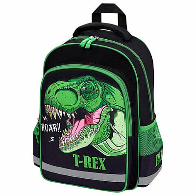 Рюкзак ПИФАГОР SCHOOL, 1 отделение, 3 кармана, «Dino roar», 38×28×14 см