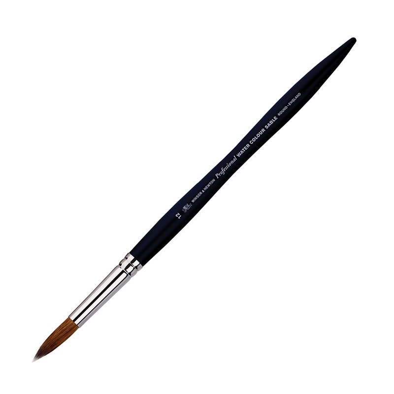 превью Кисть художественная соболь Winsor&Newton «Artists’ Watercolour Sable brush», круглая, №12