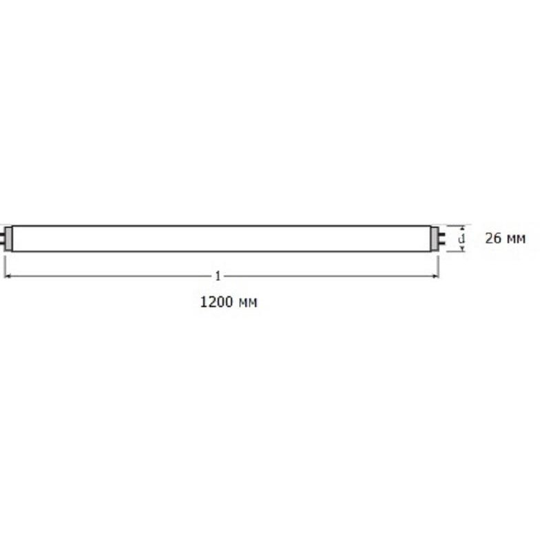 Электрич.лампа Osram Lumilux люмин. L 36W/830 G13 3000К тепл.бел. 25шт/уп.