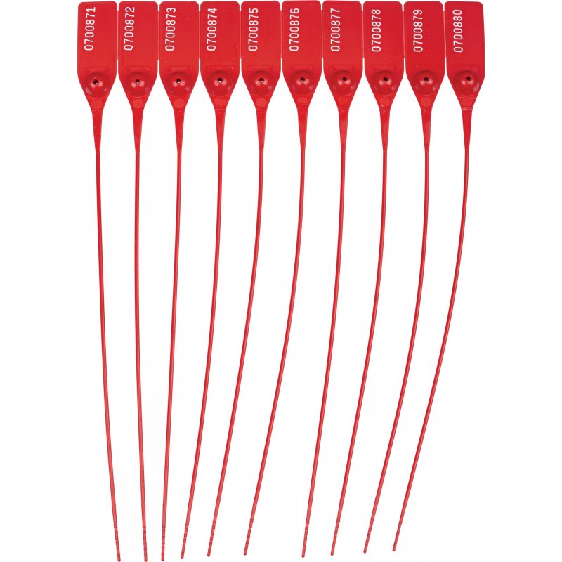 Пломба пластиковая номерная КПП-3-1602 МП (металлическая цанга) 230 мм ...