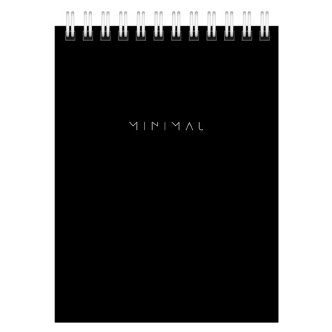 Блокнот МАЛЫЙ ФОРМАТ А6 108×145 мм, 40 л., гребень, картон, клетка, BRAUBERG «Minimal Classic»