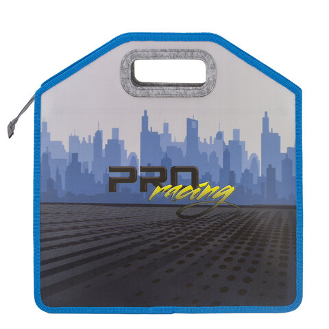 Папка с ручками ЮНЛАНДИЯ1 отделениепластик35×34х13 сммолния сверху«Proracing»270352