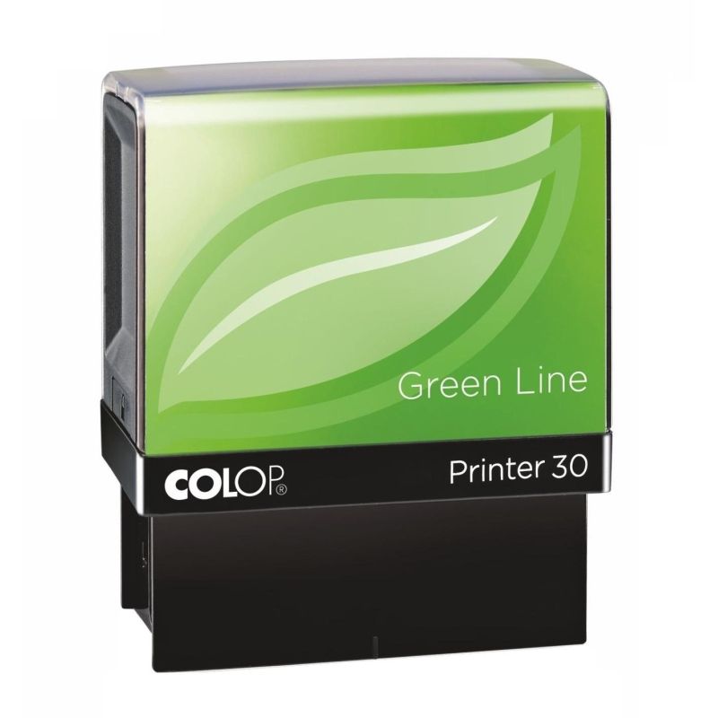 Оснастка для штампов персон. ЭКО Printer 30 Green Line 47×18мм корпус черн