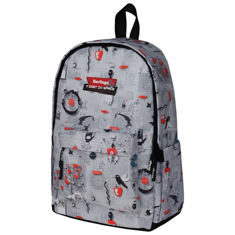 превью Рюкзак Berlingo Casual «First in Space» 39.5×27×13см, 1 отделение, 3 кармана, уплотненная спинка