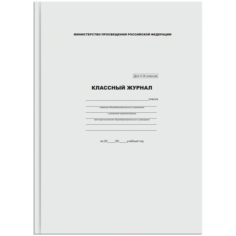 превью Классный журнал ArtSpace для 5-9 классов, 7БЦ, офсетная бумага