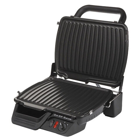 Электрогриль TEFAL GC305816, 2000 Вт, съемные панели, регулировка температуры, черный