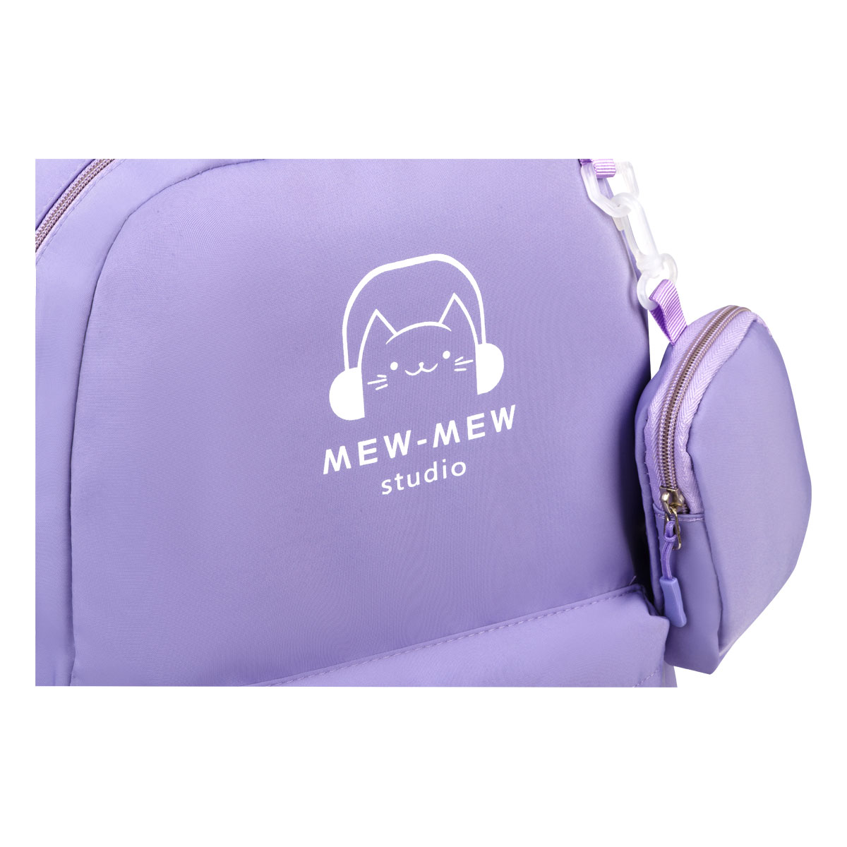 Рюкзак MESHU «Meow Music», 43×30×14см, 1 отделение, 3 кармана, уплотн. спинка, в комплекте пенал 14×11×2см