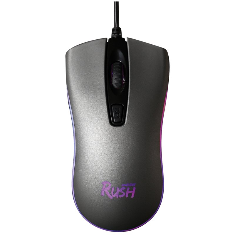превью Мышь Smartbuy Rush Phantom, с подсветкой, черный, 4btn+Roll