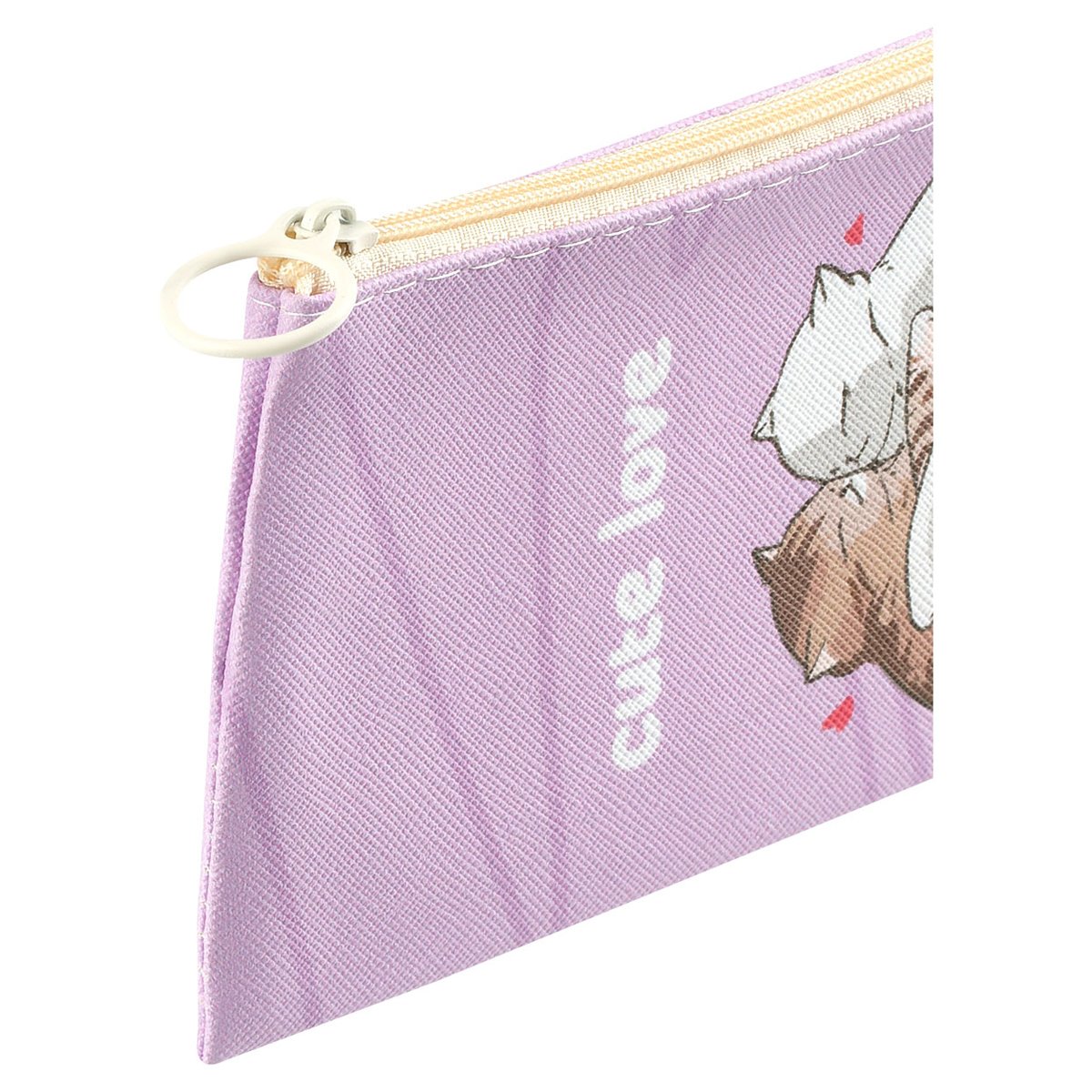 Пенал мягкий 200×100 MESHU «Cute love», искусственная кожа