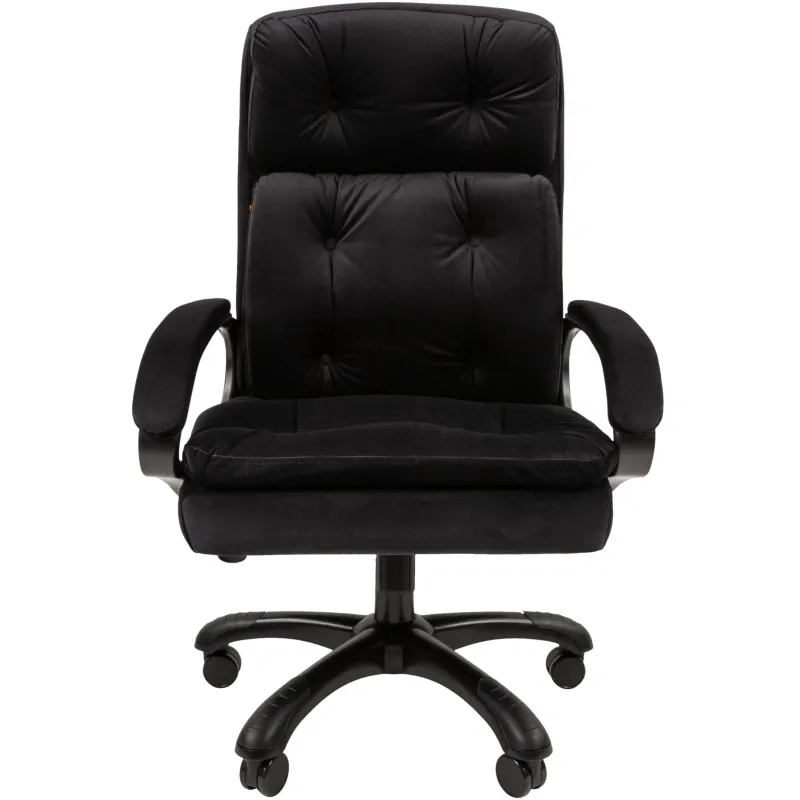 Кресло VT_Chairman 442 ткань R 015 черный пластик черный