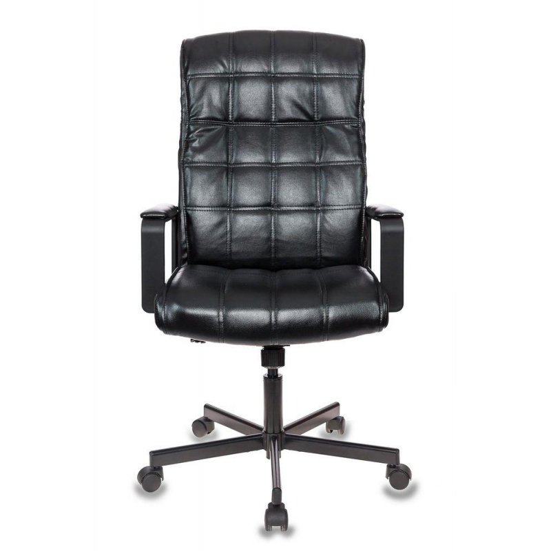 Кресло для руководителя Easy Chair 562 TR черное (рециклированная кожа/металл)