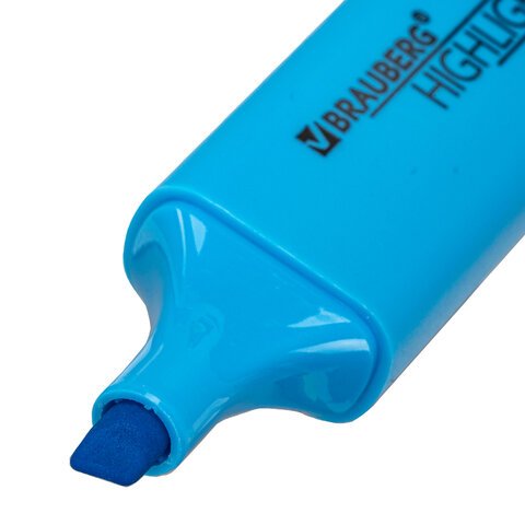 Текстовыделитель BRAUBERG «ORIGINAL NEON», ГОЛУБОЙ, линия письма 1-5 мм