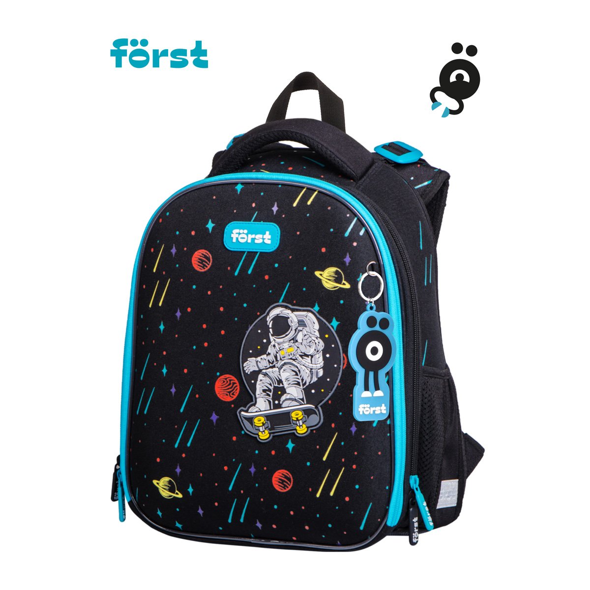 Ранец Först F-Top «Outer space» 36×28×15 см, 2 отделения, 2 кармана, анатомическая спинка